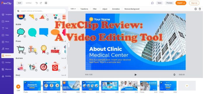 flexclip a video editing tool for you